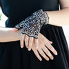 Crystal Fingerless Lace Gloves - Kristin Perry Accessories