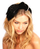 Feathered Bow Headband - Kristin Perry Accessories