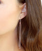 Bar and Chain Threader Earrings - Kristin Perry Accessories
