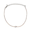 Leather Crystal Choker - Kristin Perry Accessories
