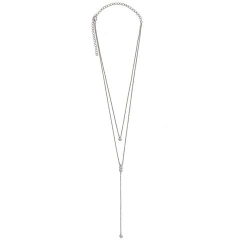 CZ Drop Choker Necklace - Kristin Perry Accessories