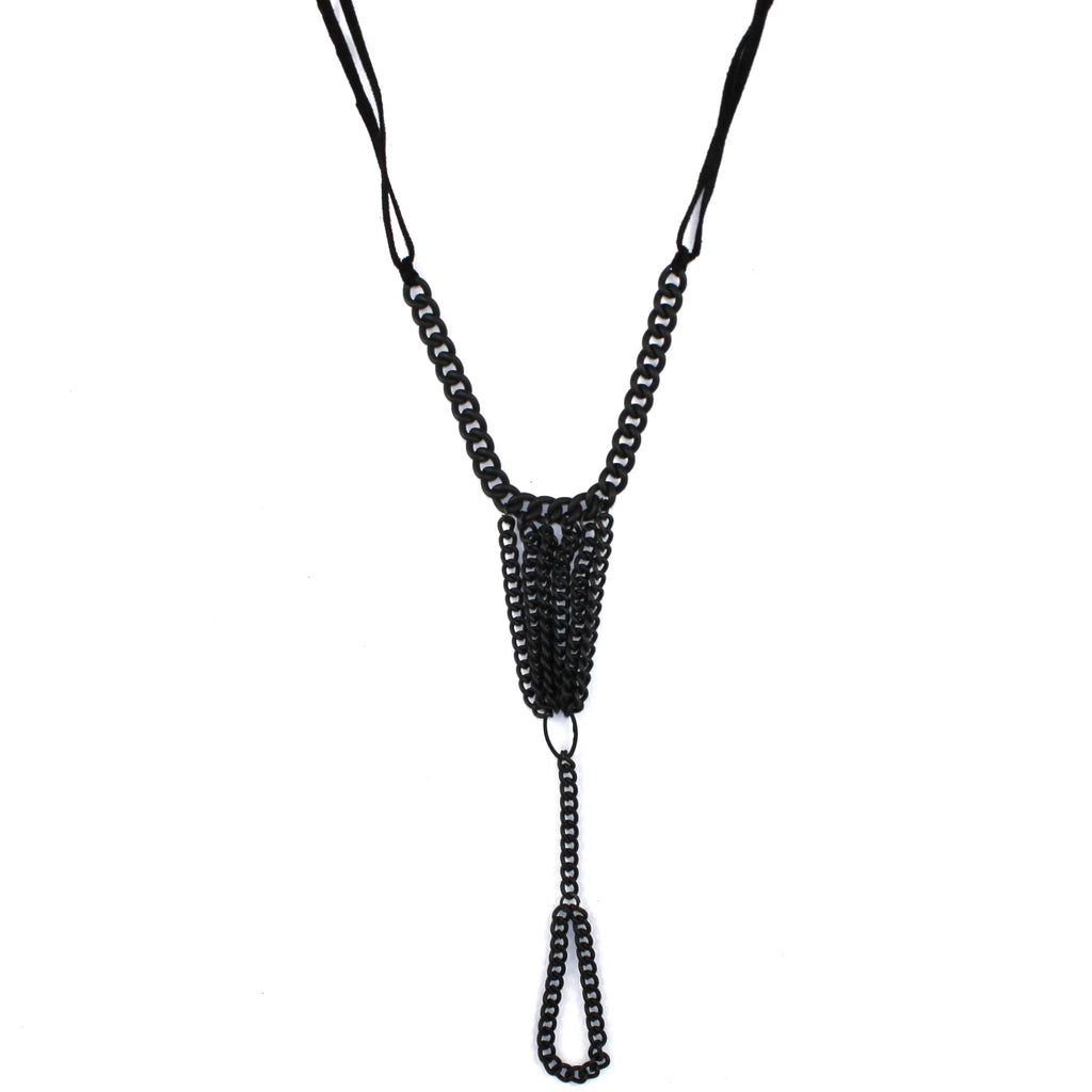 Onyx Hand Chain - Kristin Perry Accessories