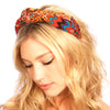 Aztec Suede Knot Headband - Kristin Perry Accessories