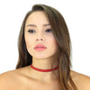 Genuine Leather Choker Necklace - Kristin Perry Accessories