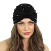 CRYSTAL STUDDED FULL TURBAN - Kristin Perry Accessories