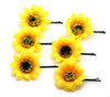 Sunflower Hair Grips - Kristin Perry Accessories